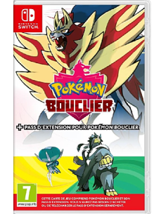Jeu Pokémon Bouclier + Pass d'Extension pour Pokémon...
