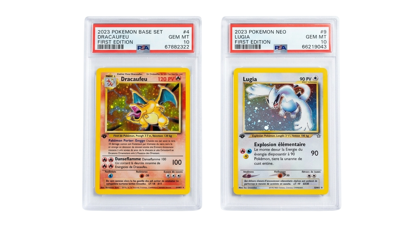 Cartes Pokémon gradées